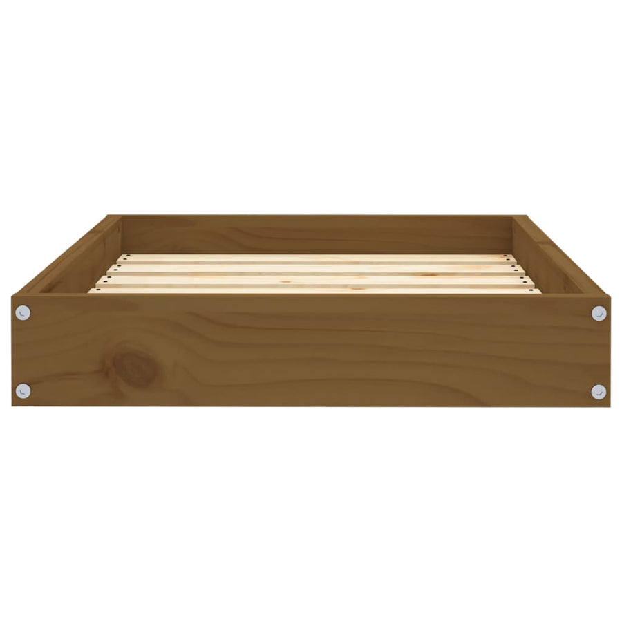 Hondenmand 61,5X49X9 Cm Massief Grenenhout 61.5 x 49 x 9 cm