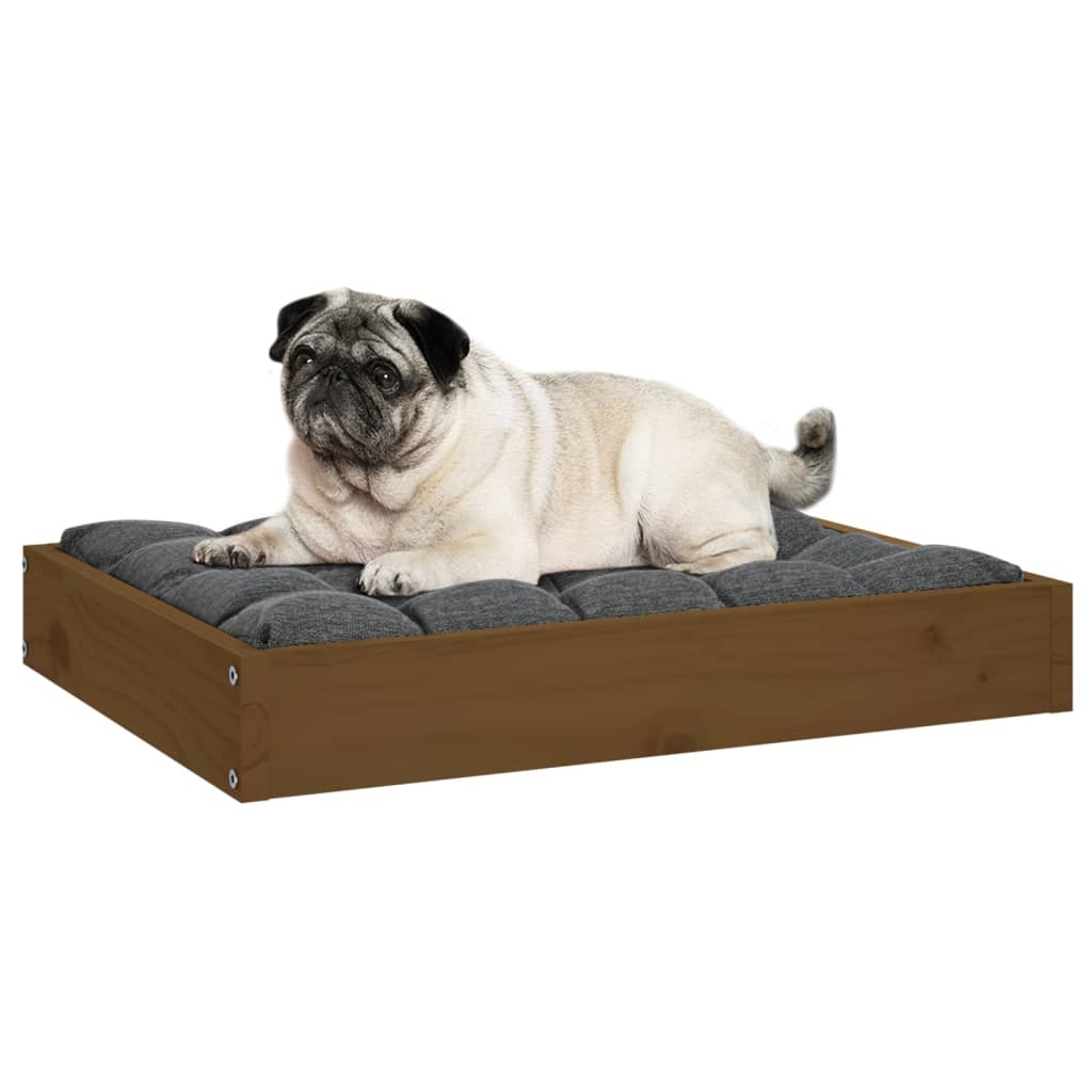 Hondenmand 61,5X49X9 Cm Massief Grenenhout 61.5 x 49 x 9 cm