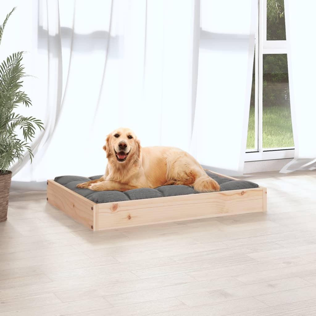 Hondenmand 71,5X54X9 Cm Massief Grenenhout 71.5 x 54 x 9 cm