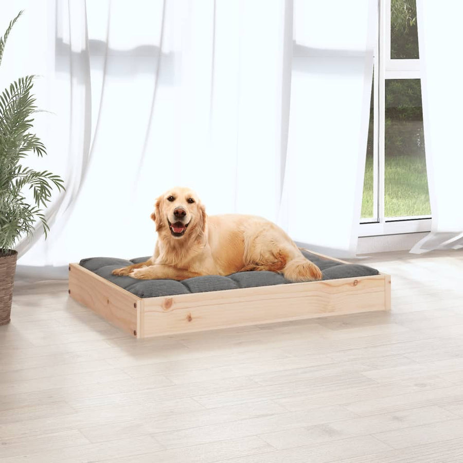 Hondenmand 71,5X54X9 Cm Massief Grenenhout 71.5 x 54 x 9 cm