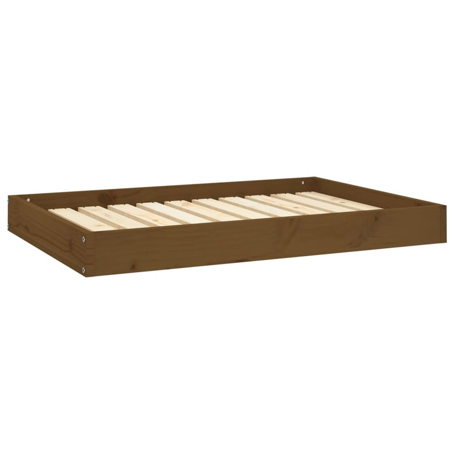 Hondenmand 91,5X64X9 Cm Massief Grenenhout 91.5 x 64 x 9 cm