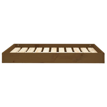 Hondenmand 91,5X64X9 Cm Massief Grenenhout 91.5 x 64 x 9 cm