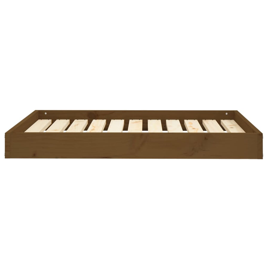 Hondenmand 91,5X64X9 Cm Massief Grenenhout 91.5 x 64 x 9 cm