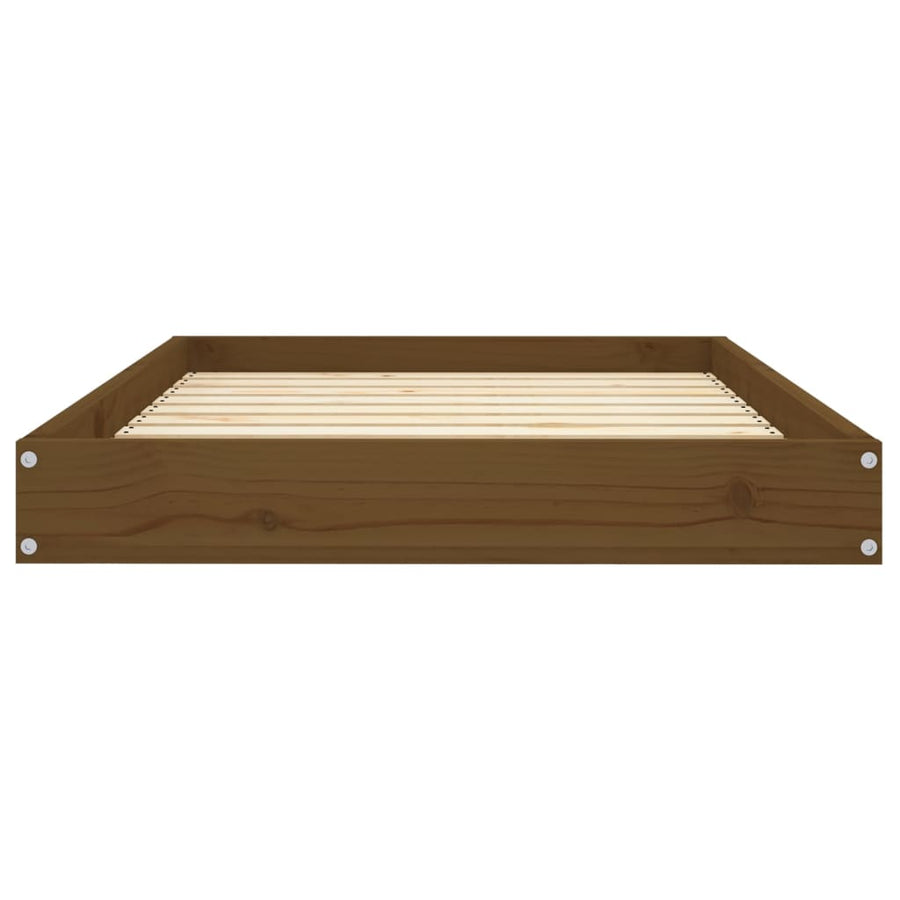 Hondenmand 91,5X64X9 Cm Massief Grenenhout 91.5 x 64 x 9 cm