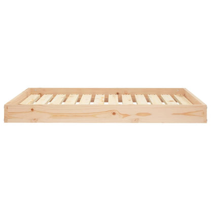 Hondenmand 101,5X74X9 Cm Massief Grenenhout Naturel