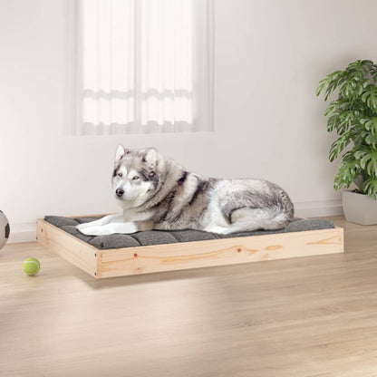 Hondenmand 101,5X74X9 Cm Massief Grenenhout Naturel
