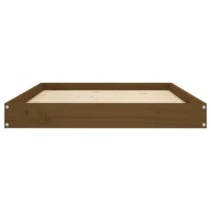 Hondenmand 101,5X74X9 Cm Massief Grenenhout Honingbruin