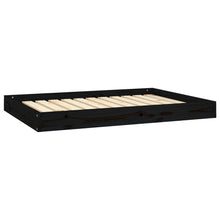 Hondenmand 101,5X74X9 Cm Massief Grenenhout Zwart