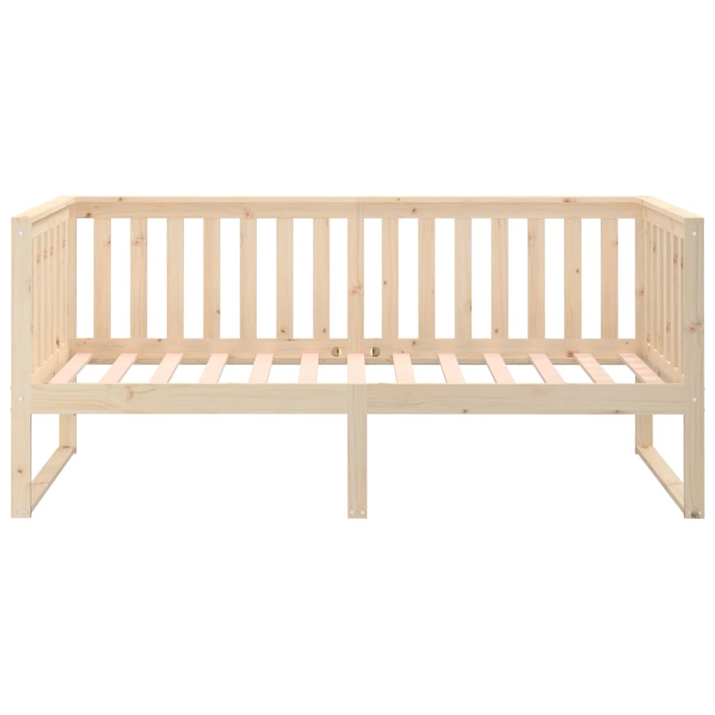 Slaapbank 90X200 Cm Massief Grenenhout 90 x 200 cm Naturel