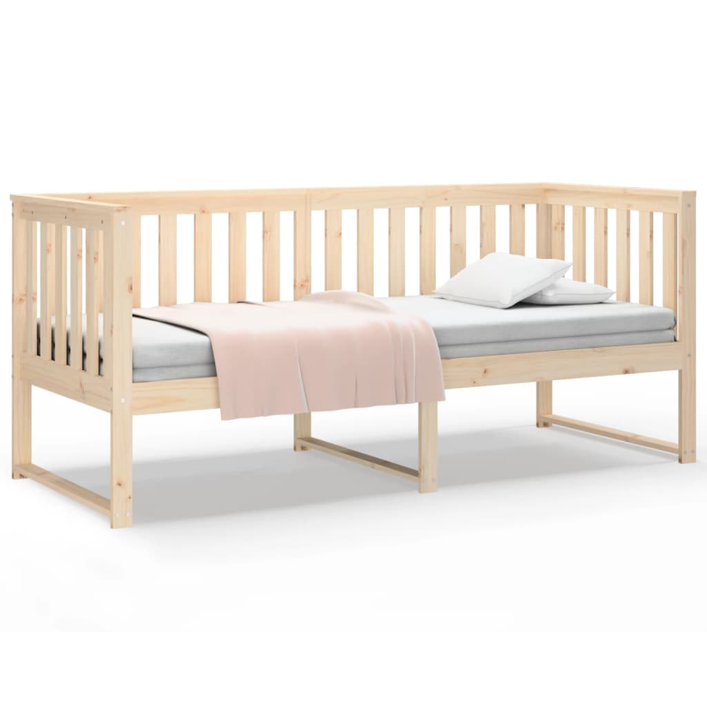 Slaapbank Massief Grenenhout 80 x 200 cm Naturel