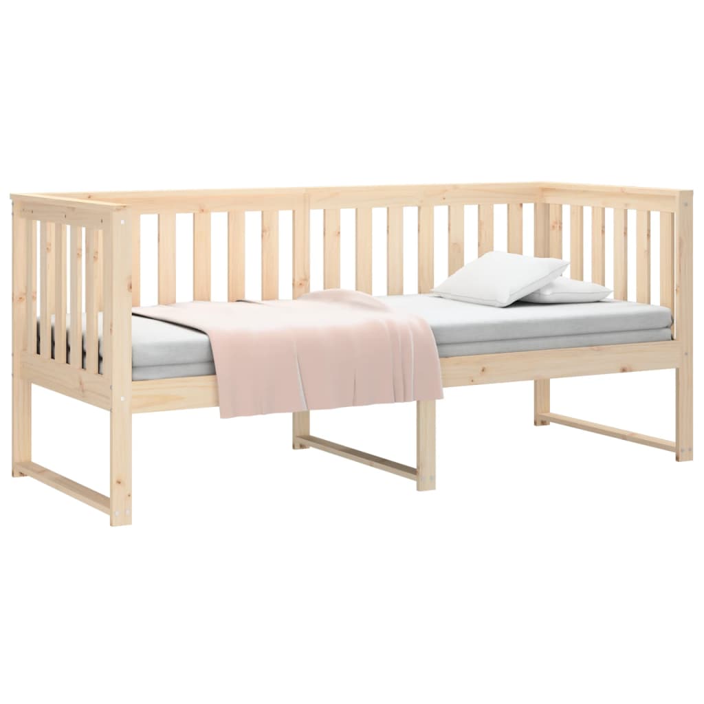 Slaapbank Massief Grenenhout 80 x 200 cm Naturel