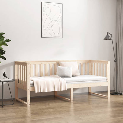Slaapbank Massief Grenenhout 80 x 200 cm Naturel