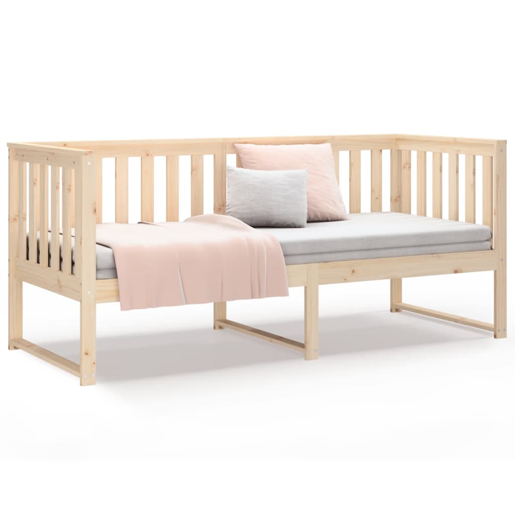 Slaapbank Massief Grenenhout 80 x 200 cm Naturel