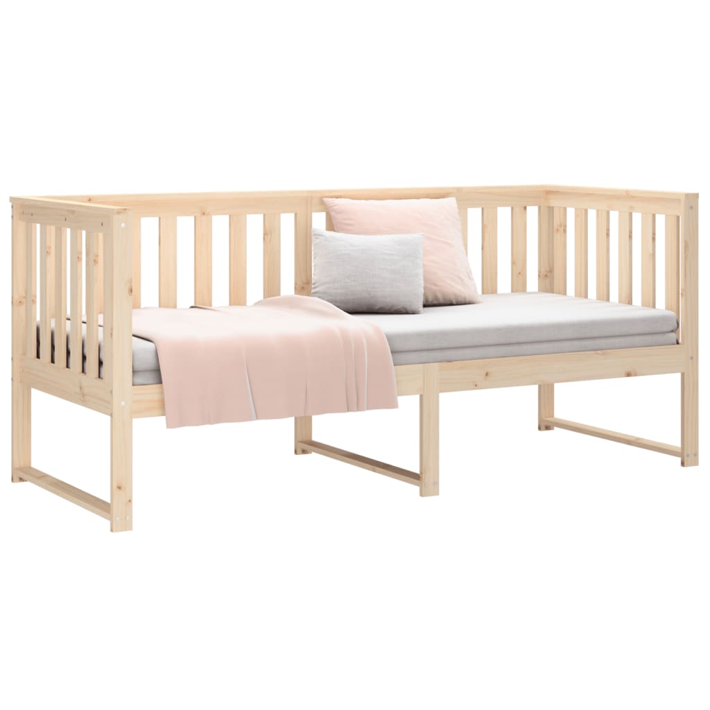 Slaapbank Massief Grenenhout 80 x 200 cm Naturel
