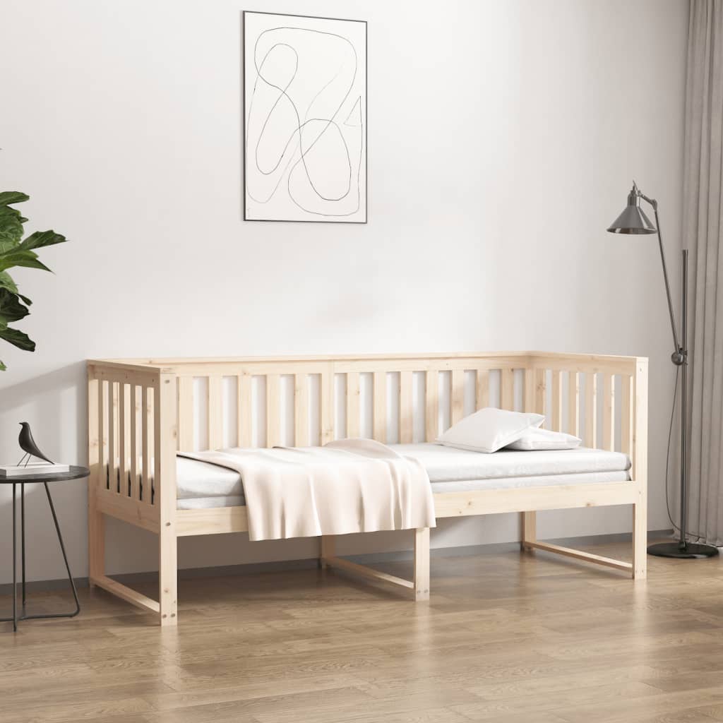 Slaapbank Massief Grenenhout 80 x 200 cm Naturel