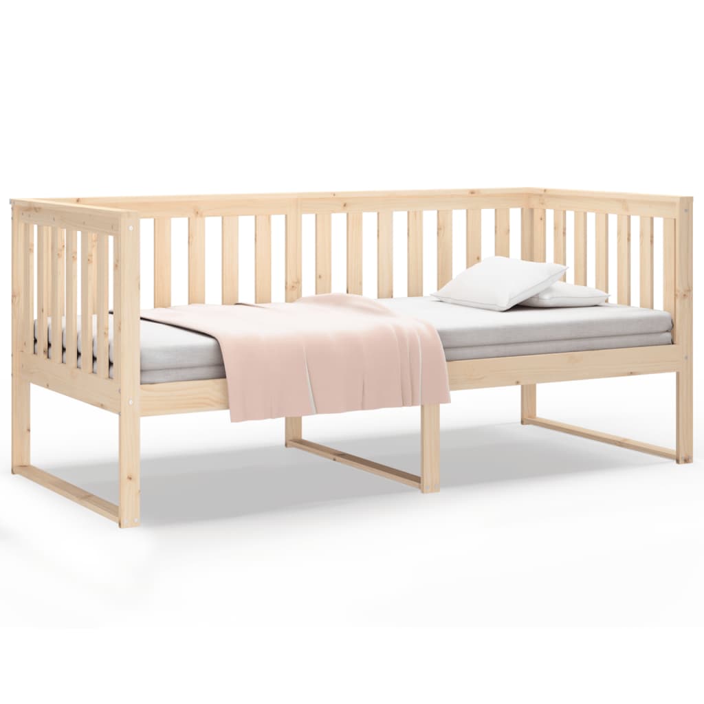 Slaapbank Massief Grenenhout 90 x 190 cm Naturel