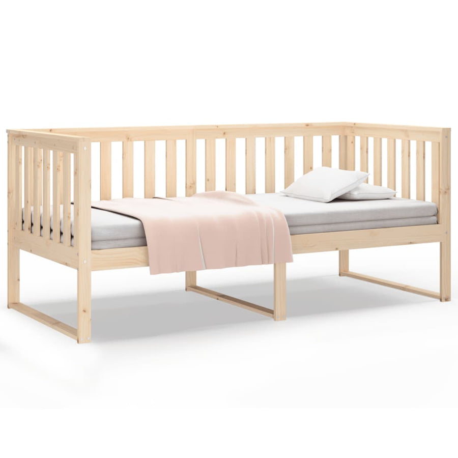 Slaapbank Massief Grenenhout 90 x 190 cm Naturel
