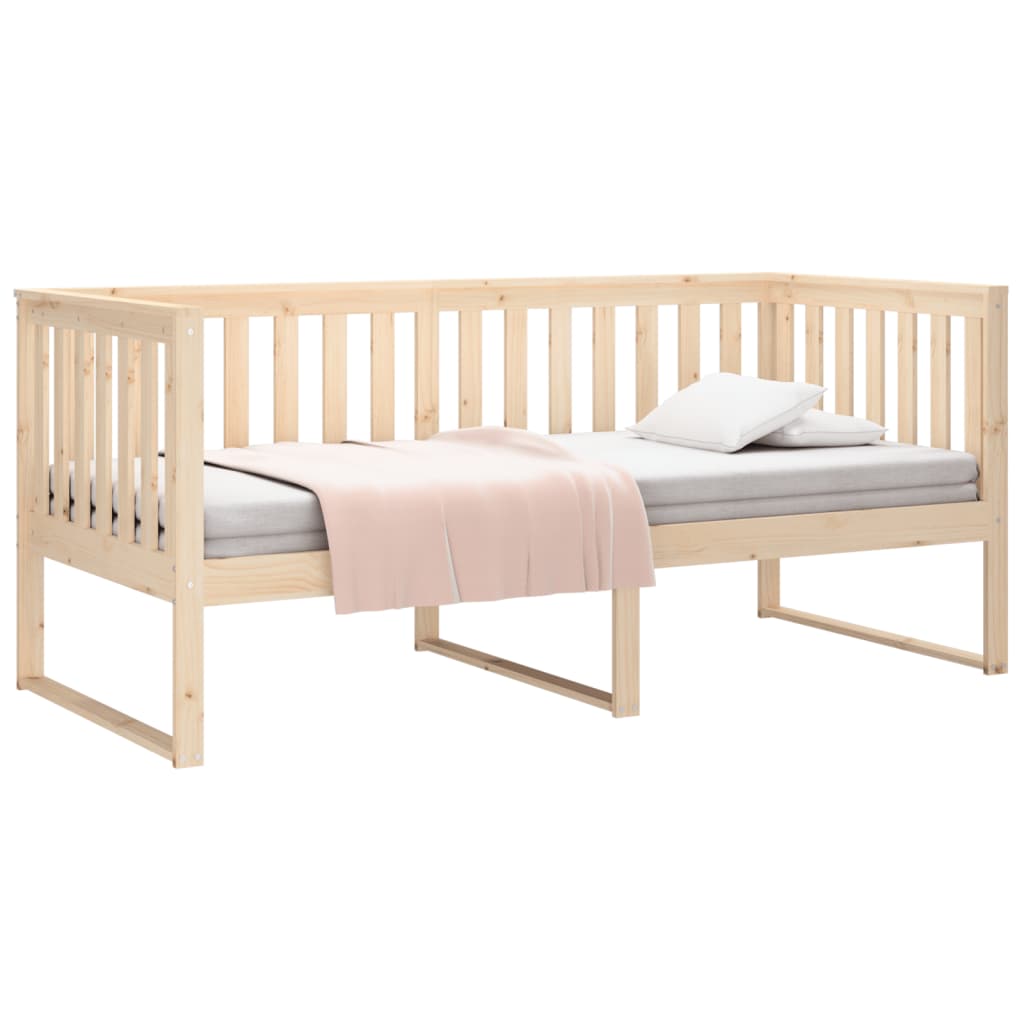 Slaapbank Massief Grenenhout 90 x 190 cm Naturel