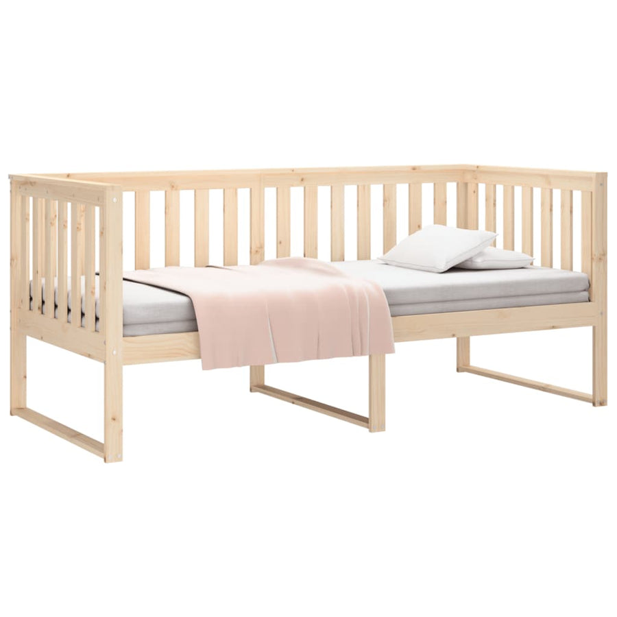 Slaapbank Massief Grenenhout 90 x 190 cm Naturel