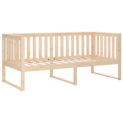 Slaapbank Massief Grenenhout 90 x 190 cm Naturel