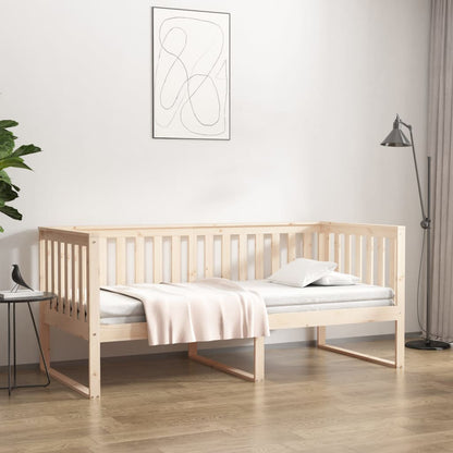 Slaapbank Massief Grenenhout 90 x 190 cm Naturel