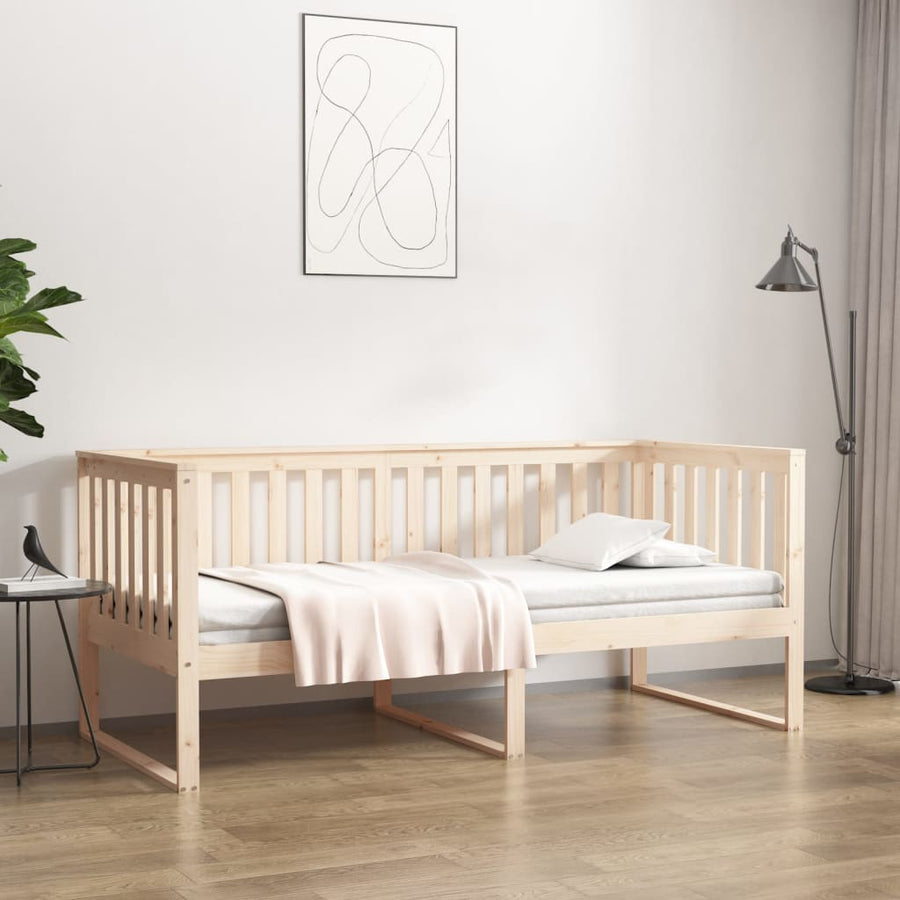 Slaapbank Massief Grenenhout 90 x 190 cm Naturel
