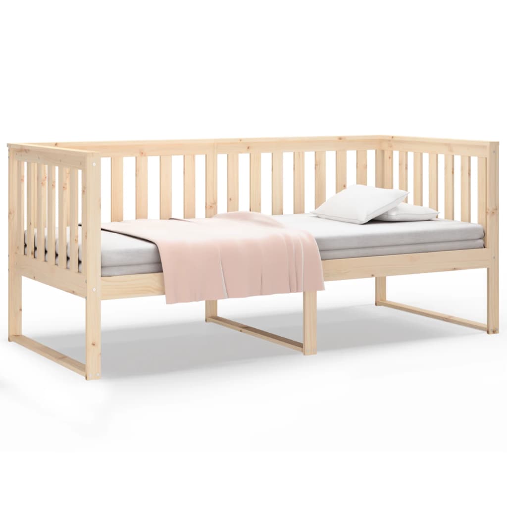 Slaapbank 100X200 Cm Massief Grenenhout 100 x 200 cm Naturel