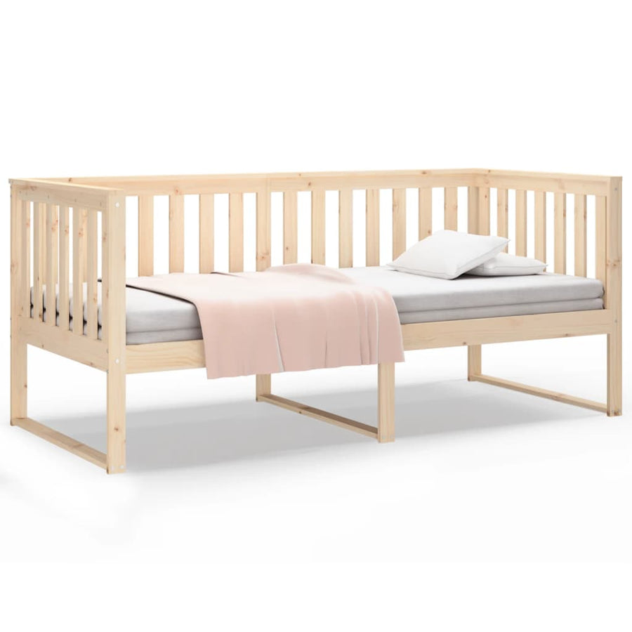 Slaapbank 100X200 Cm Massief Grenenhout 100 x 200 cm Naturel