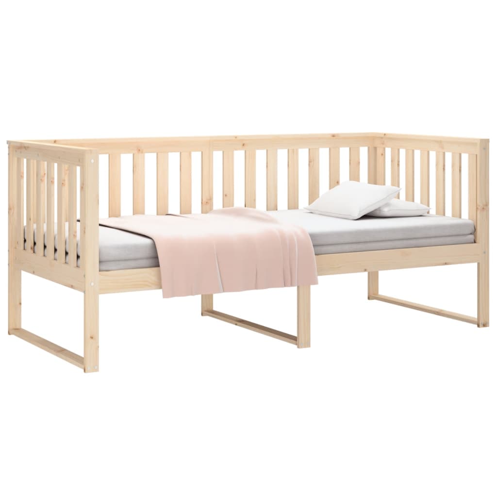 Slaapbank 100X200 Cm Massief Grenenhout 100 x 200 cm Naturel