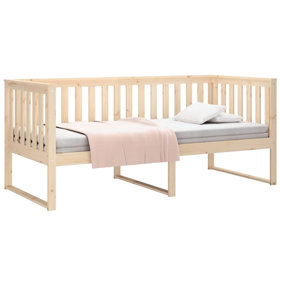 Slaapbank 100X200 Cm Massief Grenenhout 100 x 200 cm Naturel
