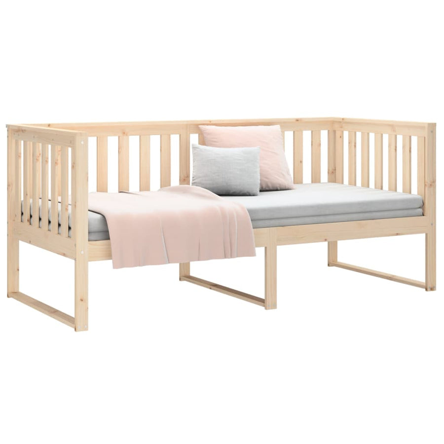 Slaapbank 100X200 Cm Massief Grenenhout 100 x 200 cm Naturel