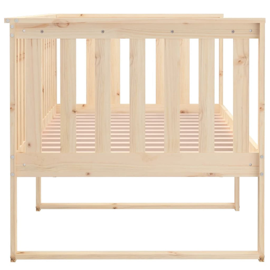 Slaapbank 100X200 Cm Massief Grenenhout 100 x 200 cm Naturel