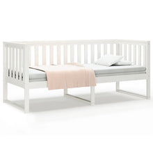 Slaapbank Massief Grenenhout 75 x 190 cm Wit