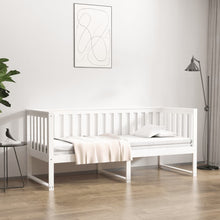 Slaapbank Massief Grenenhout 75 x 190 cm Wit