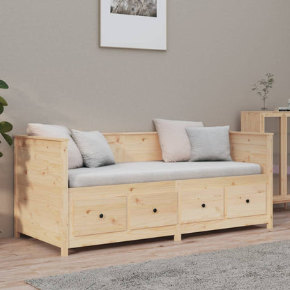 Slaapbank 90X190 Cm Massief Grenenhout