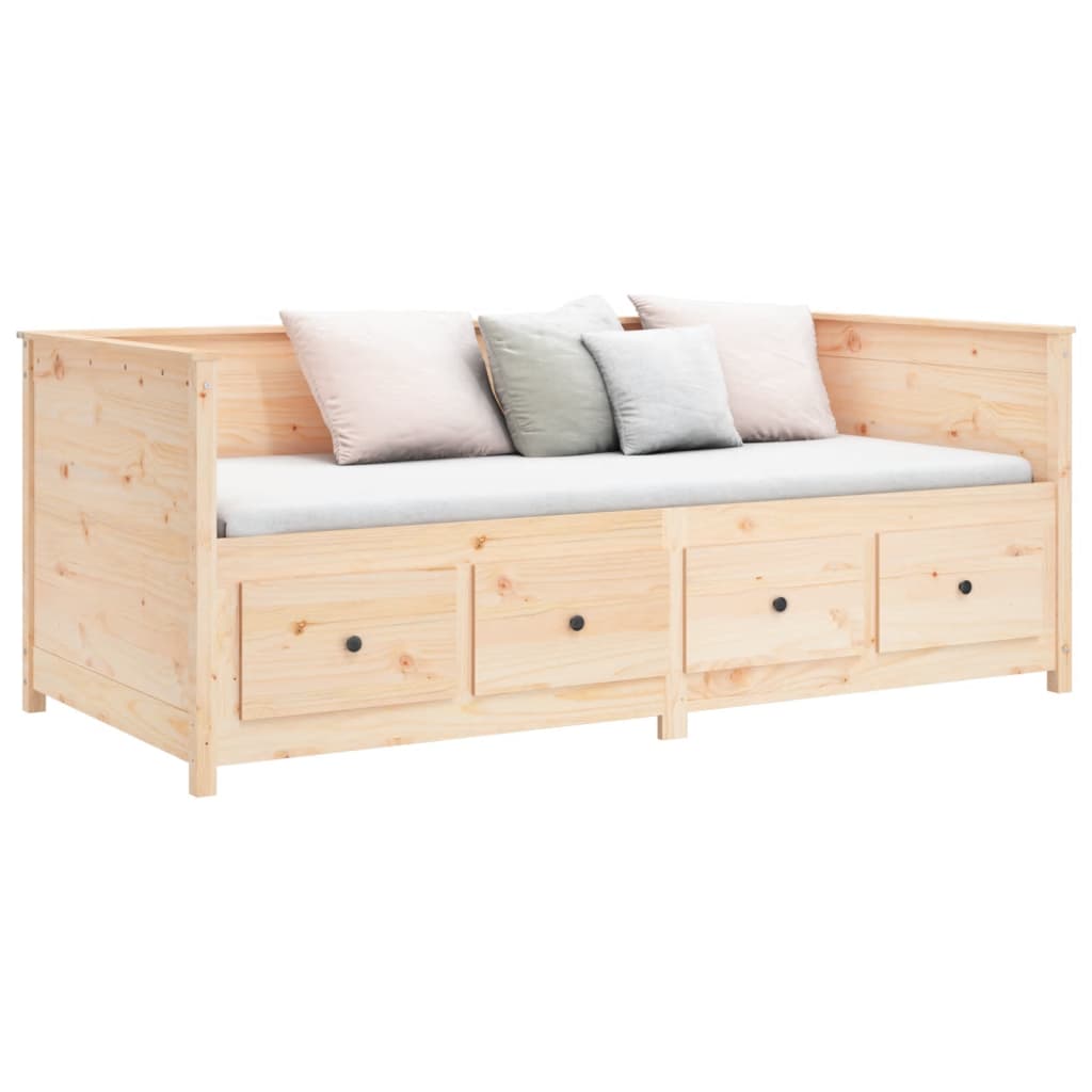 Slaapbank 90X190 Cm Massief Grenenhout