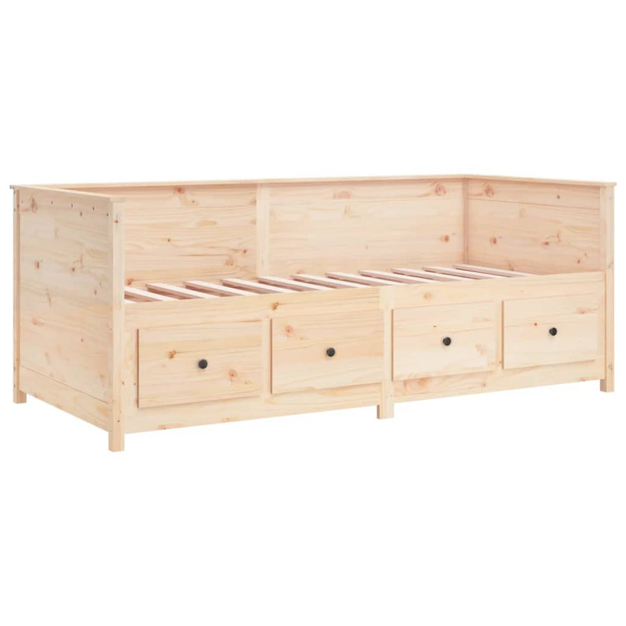 Slaapbank 90X190 Cm Massief Grenenhout