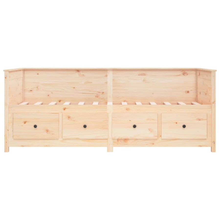 Slaapbank 90X190 Cm Massief Grenenhout