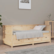 Slaapbank massief grenenhout 90x190 cm