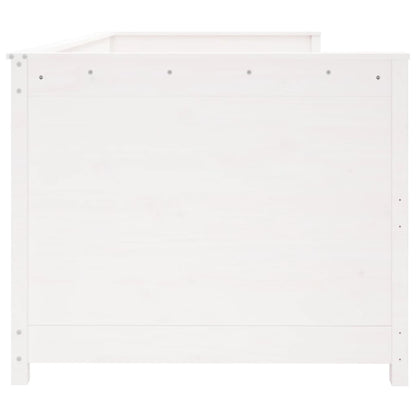 Slaapbank 90X190 Cm Massief Grenenhout Wit
