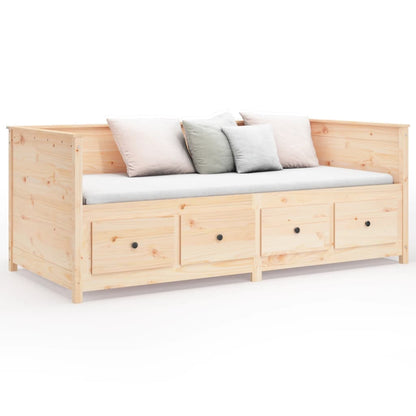 Slaapbank 75X190 Cm Massief Grenenhout