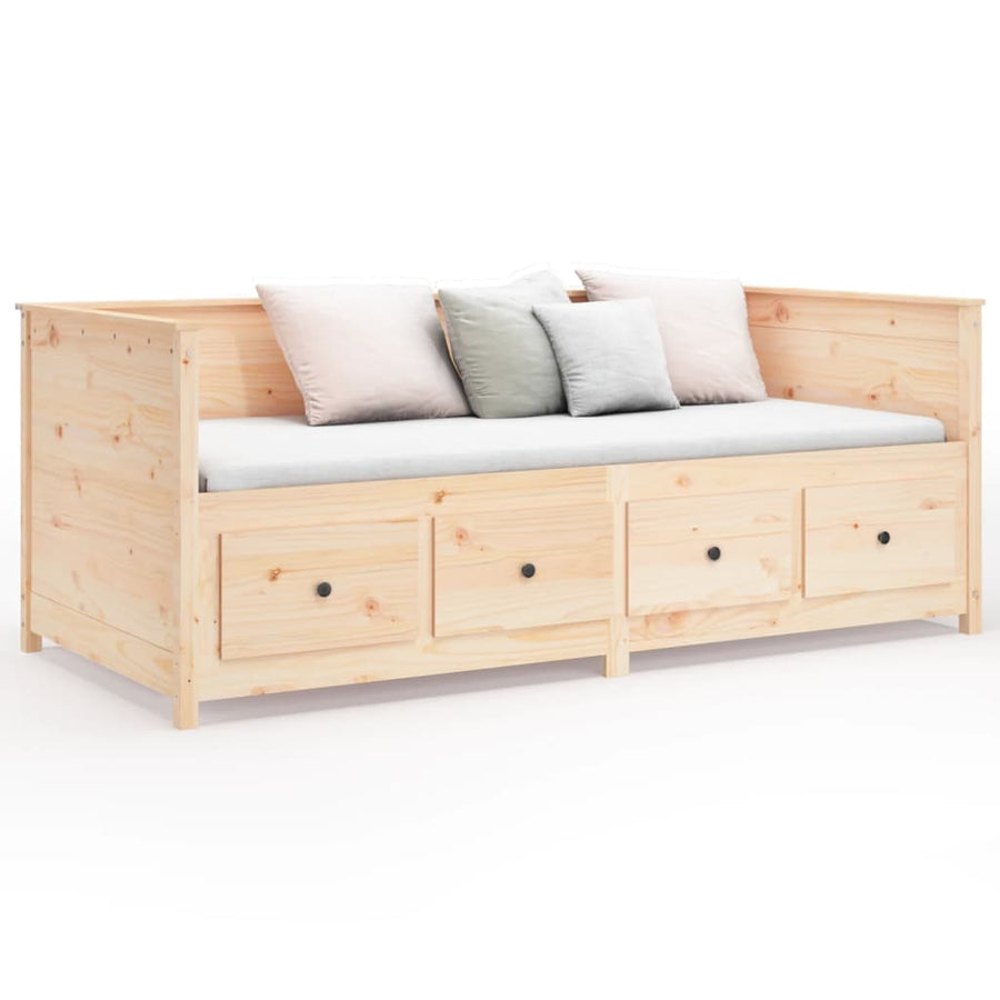 Slaapbank 75X190 Cm Massief Grenenhout