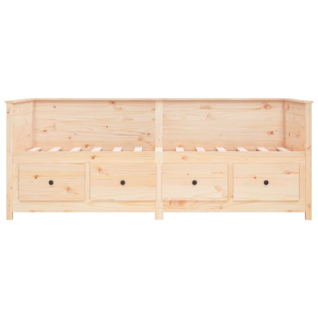 Slaapbank 75X190 Cm Massief Grenenhout