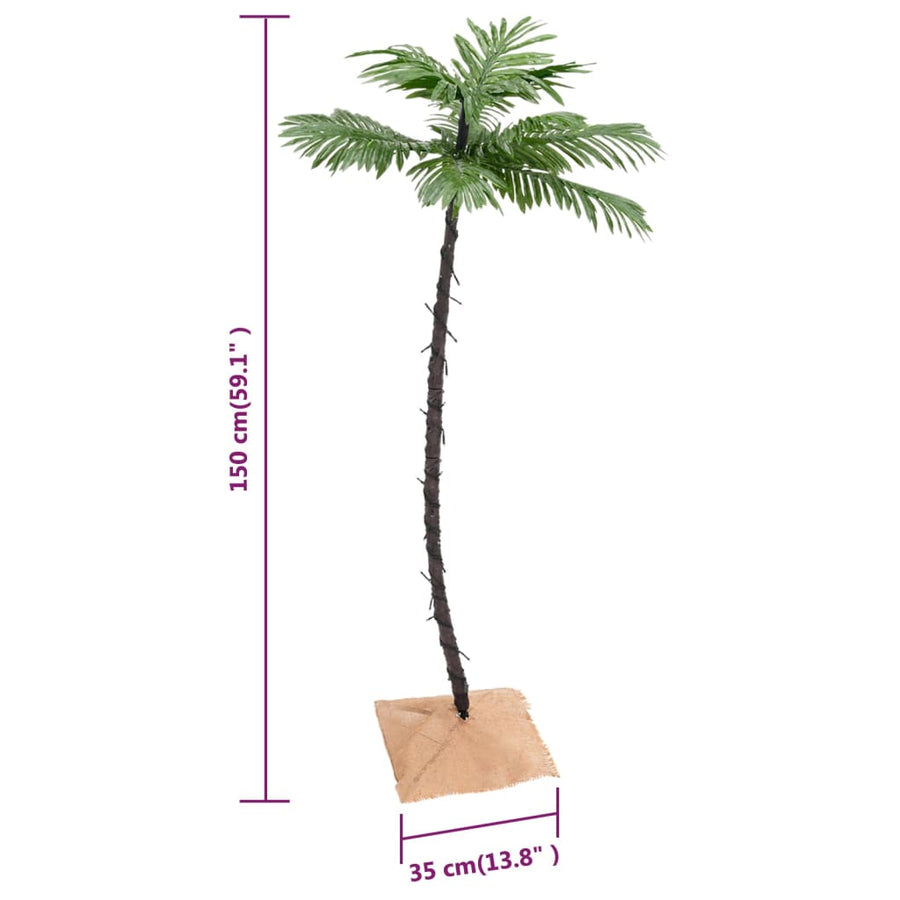 Palmboom Led 88 Led's Warmwit 150 Cm