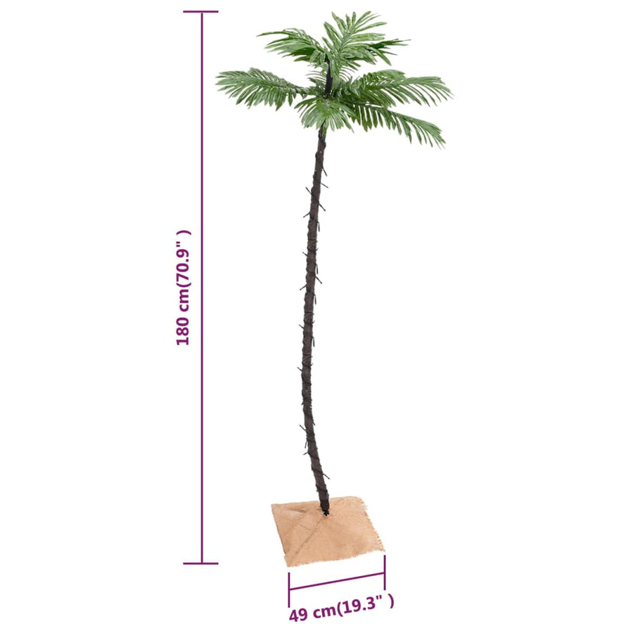 Palmboom Led 96 Led's Warmwit 180 Cm