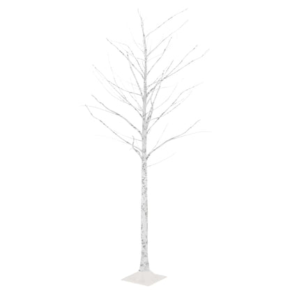 Berkenboom Led 128 Led's Warmwit 220 Cm Wit