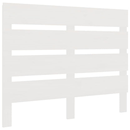 Hoofdbord 90X3X80 Cm Massief Grenenhout 90 x 80 cm Wit