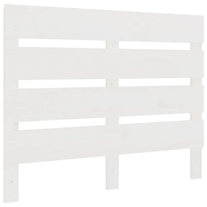 Hoofdbord 100x3x80 cm massief grenenhout wit