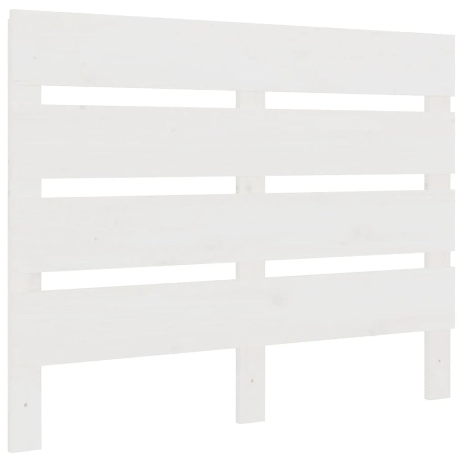 Hoofdbord 100x3x80 cm massief grenenhout wit