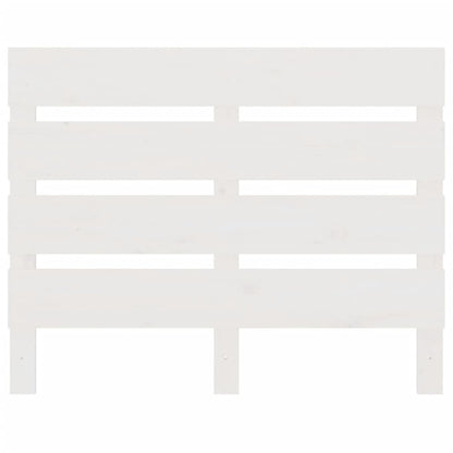 Hoofdbord 100x3x80 cm massief grenenhout wit